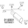 MTS 01.60931 End Silencer